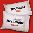 8309760 - Mr. and Mrs. Right Pillowcase Set