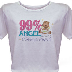 Nobody’s Perfect Personalized Scoop Neck T-Shirt