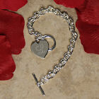 Personalized Silver Plated Heart Bracelet 64000