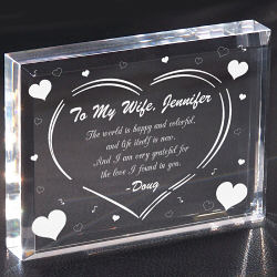 The Love I Found Personalized Keepsake