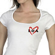 You & Me Personalized Ladies Baby Tee B32633X