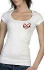 You & Me Personalized Ladies Fitted T-Shirt B32633X