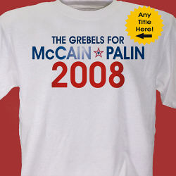 Any Title For 2008 Ballot McCain Shirt 