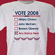 32252X - Election 2008 Ballot Shirt