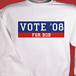 52099X - Vote '08 Personalized Sweatshirt  