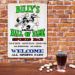 Personalized Hall of Fame Sports Bar Wall Sign