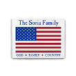 God Family Country American Flag Wall Canvas 911950X