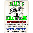 619497 - Hall of Fame Sports Bar Personalized Wall Sign