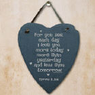 I Love You More Heart Wall Hanging 63126021