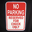 Personalized Parking Sign