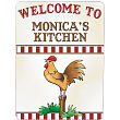Rooster Welcome Personalized Wall Sign 619077
