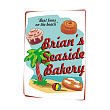 Seaside Bakery Personalized Wall Sign 618027