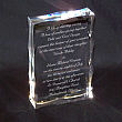 715851 - Wedding Invitation Personalized Keepsake Block