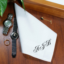 Any Initals Personalized Men’s Handkerchief