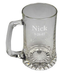 Sport Glass Mug For Dad Personalized With His Name!