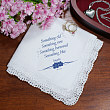 Something Blue Personalized Wedding Ladies Handkerchief 327215