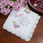 Tears of Joy Personalized Wedding Ladies Handkerchief