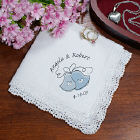 Wedding Bells Personalized Wedding Ladies Handkerchief