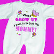 6565x - When I Grow Up - Butterfly Fleece Romper