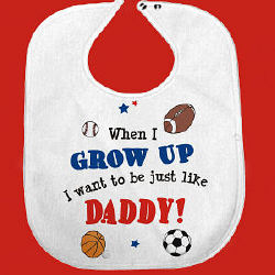 When I Grow Up - Sports Bib
