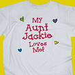3799X - Who Loves Me Personalized T-shirt