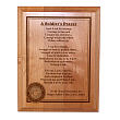 8517427 - A Soldiers Prayer Personalized Wood Plaque