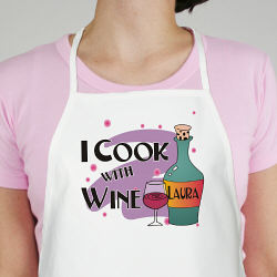Cook With Wine Apron