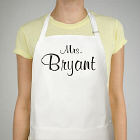 Mrs. Personalized Womens Aprons