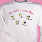 Honey Bees Personalized Sweatshirt