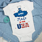 Made in the USA Personalized Infant Creeper