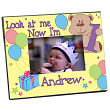 414900 - Children's Personalized Birthday Frame - Look at Me, 1,2,3