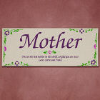 Mother Personalized Flower Sentiment Wall Canvas