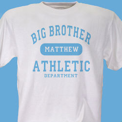 Big Brother Athletic Dept. Personalized Youth T-shirt