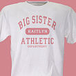 31559X - Big Sister Athletic Dept. Personalized Youth T-shirt