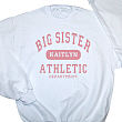 51559X - Big Sister Athletic Dept. Personalized Youth Sweatshirt