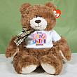 Big Sister Heart ©Ty Inc. "Hobble" Plush Teddy Bear 8915622