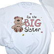 I am the Sister Teddy Bear Personalized Youth Sweatshirt
