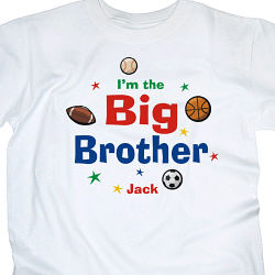 I'm the Brother Sports Personalized Youth T-shirt