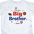 31556X - I'm the Brother Sports Personalized Youth T-shirt