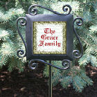 Personalized Merry Christmas Garden Stake