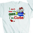 51509X - I Don't Have To Be Good Personalized Youth Christmas Sweatshirt