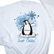 51531X - Just Chillin' Penguin Personalized Sweatshirt