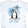 31531X - Just Chillin' Penguin Personalized T-shirt