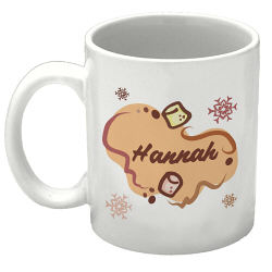 Marshmallow & Cocoa Personalized Hot Chocolate Coffee Mug