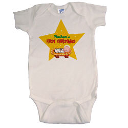 Christmas Personalized Gifts And Decorations My 1st Christmas Star Infant Creeper My 1st Christmas Star Infant Onesie 931504xm Christmas Personalized Gifts And Decorations