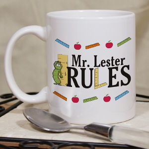 My Teacher Rules Coffee Mug