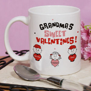 Sweet Valentines Personalized Valentine Coffee Mug