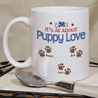 It's All About Puppy Love Personalized Pet Coffee Mug