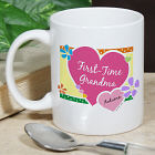 Personalized First-Time Grandma Mug
