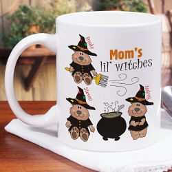 Lil Witches Personalized Halloween Coffee Mug